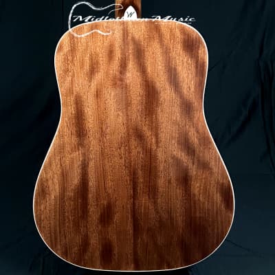 Washburn - Heritage 10 Series - HD10SLH - Left-Handed Acoustic Guitar - Natural Gloss Finish image 6