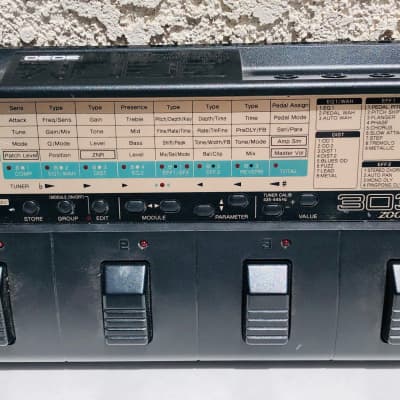 Zoom Player 3030 Guitar Stereo Multi FX Processor Player, Vintage 1980s Guitar Gear FX image 3