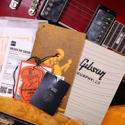 Gibson Custom Shop Murphy Lab '64 ES-335 Reissue Light Aged Sixties Cherry image 18