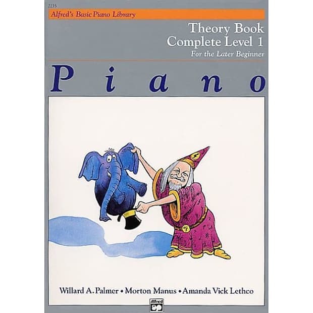 Alfred's Basic Piano Course: Theory Book Complete 1 (1A/1B) image 1