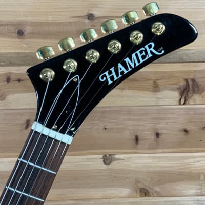 Hamer 1995 Korina Standard Explorer Ltd. Electric Guitar USED - Natural image 3