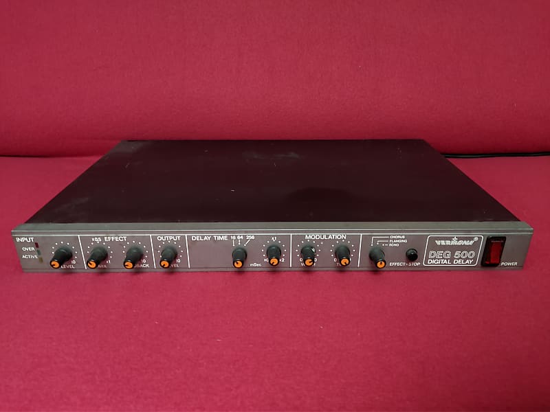 Vermona DEG 500 (digital delay / chorus / flanger, DDR, 1987) Reverb