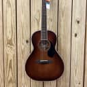 Fender Paramount PS-220E Parlor Acoustic Electric Guitar 2022 - Present - Aged Cognac Burst With Hard Shell Case FREE WRANGLER DENIM STRAP
