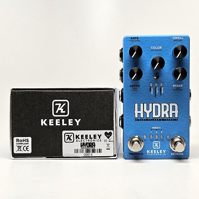 Keeley Hydra Stereo Reverb & Tremolo