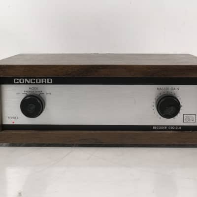 Concord CSQ-2-4 Decoder image 1