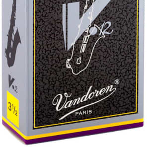 Vandoren SR6135 V12 Alto Saxophone Reeds - Strength 3.5 (Box of 10)