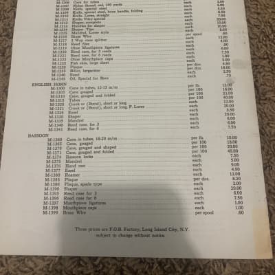 Penzel Mueller 1968 And 1970 Price List image 4