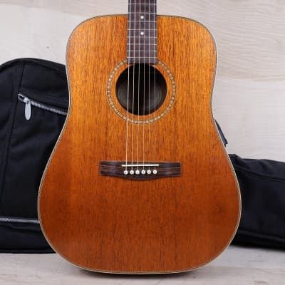 Fender DG-24 Mahogany Acoustic Guitar 1988 Vintage Natural w/ Bag for sale