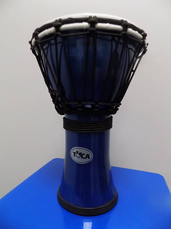 Toca TFCDJ-7MS Freestyle Colorsound 7” Djembe - Metallic Blue image 1