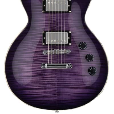 ESP LTD EC-256FM See Thru Purple Sunburst | Reverb