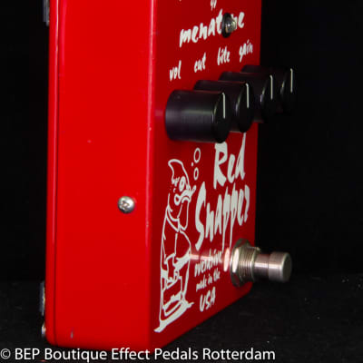 Menatone Red Snapper Transparent Overdrive 2004 s/n MRS-199 Hand signed by Brian Mena made in USA image 5