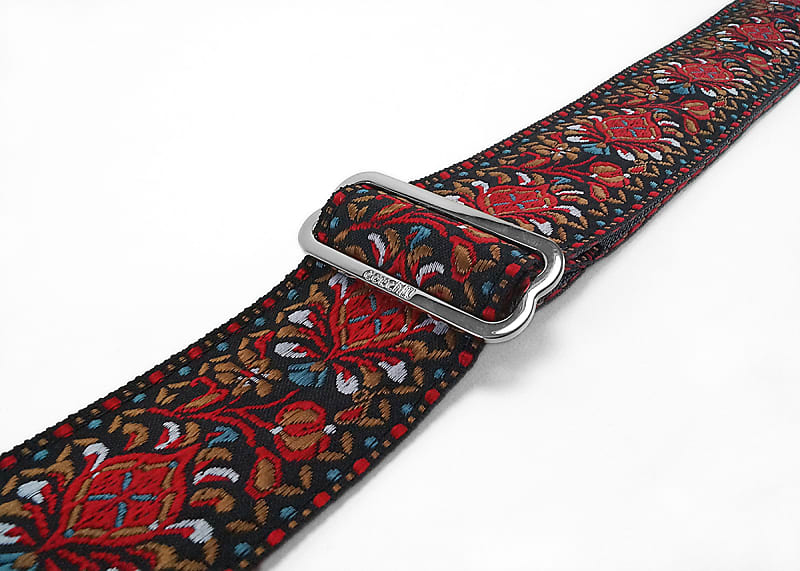 Classic Hendrix Style Hippie Weave Seatbelt Guitar Strap