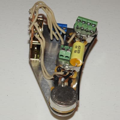 Stratocaster Solderless Wiring Harness CTS Pots .25 Bushings Mojotone Dijon Oak Grigsby Switchcraft! image 8