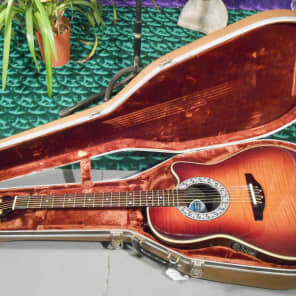 Ovation 386T Pinnacle Series Acoustic-Electric w / OHSC