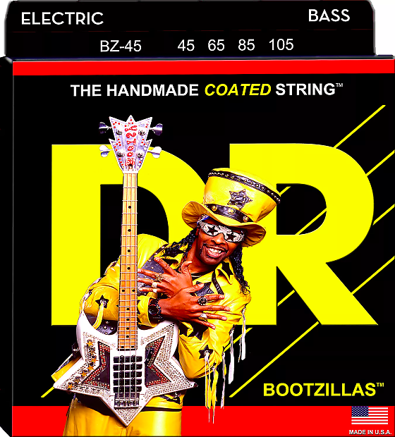 DR BZ-45 Bootzilla Signature Stainless Steel Bass Strings image 1