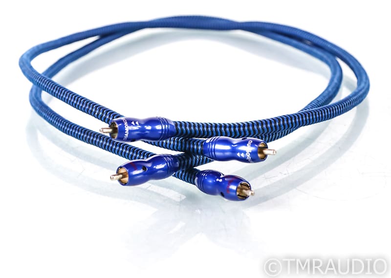 AudioQuest Diamondback RCA Cables; 1m Pair Interconnects