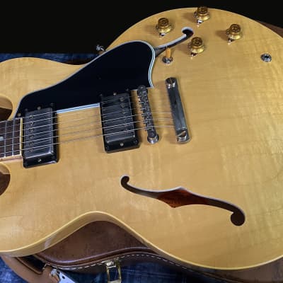 NEW Gibson Custom 1959 ES-335 Reissue Murphy Lab Ultra Light Aged Natural - Authorized Dealer 7.9 lb - Quilt Maple - 110105 image 6