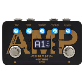 HOTONE BINARY AMP ギターエフェクター Amazon | Hotone Binary IR Cabシミュレーターペダル
