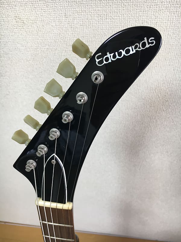 EDWARDS by ESP E-EX-120D BK Explorer type Electric Guitar Made in Japan  9631z