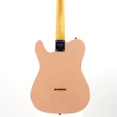 2011 Fender DALE WILSON Custom Shop Masterbuilt 60's Telecaster Thinline Relic - Shell Pink, Abby Ybarra Pups! image 11