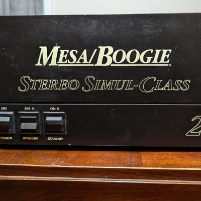 Mesa Boogie Strategy 500 Stereo Power Amplifier | Reverb