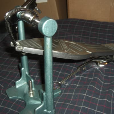 Slingerland Bass drum pedal Tempo King Late 60s Chrome/Blue Incredible Condition! image 16