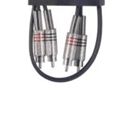 Stagg S Series Twin Male RCA to Twin Male RCA Cable 1m for sale