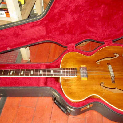 ~1949 Epiphone Zephyr Blonde w/ Deluxe Vintage Gibson Hard Case image 8