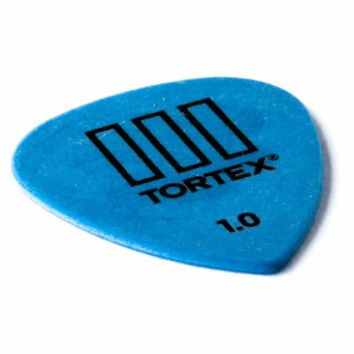 Dunlop 462P1.0 Tortex TIII 1.0mm Guitar Picks, Blue, 12 Pack image 3