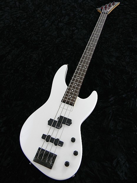 Jackson Futura EX PRO Rare Model Bass Japan 1992 EMG Active Pickups White Body Kip Winger Style image 1