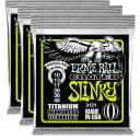 Ernie Ball Regular Slinky Coated Titanium RPS Electric Guitar Strings (10-46) 3 Pack + Free Shipping