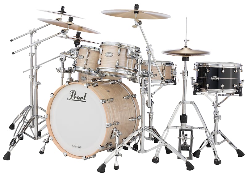 Pearl Music City Custom 14"x12" Masters Maple Reserve Series Tom w/optimount PLATINUM GOLD OYSTER MRV1412T/C453 image 1