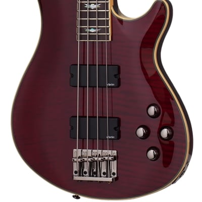 Schecter Omen Extreme-4 Active 4-String Bass 2010s - Black Cherry for sale