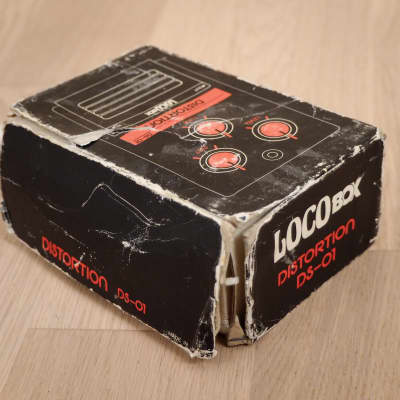 1980s Loco Box Distortion DS-01 Vintage Analog Guitar Effects Pedal w/ Box, Aria Japan image 10