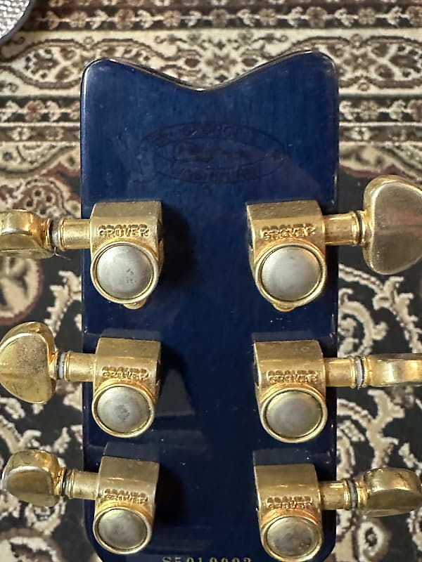Washburn EA36 Rare Acoustic Electric Transparent Blue -1995