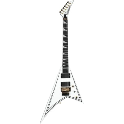 Jackson MJ Rhoads RR24MG Electric Guitar (with Case), Snow
