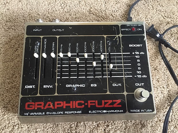 Vintage 1980? Electro-Harmonix Graphic Fuzz pedal RARE