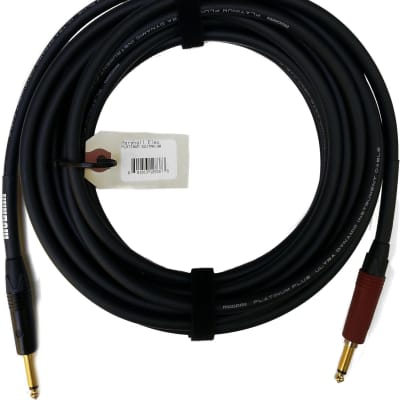 Mogami Platinum GUITAR-30 Instrument Cable, 1/4" TS Male Plugs, Gold Contacts, Straight Connectors with silentPLUG, 30 Foot. image 2