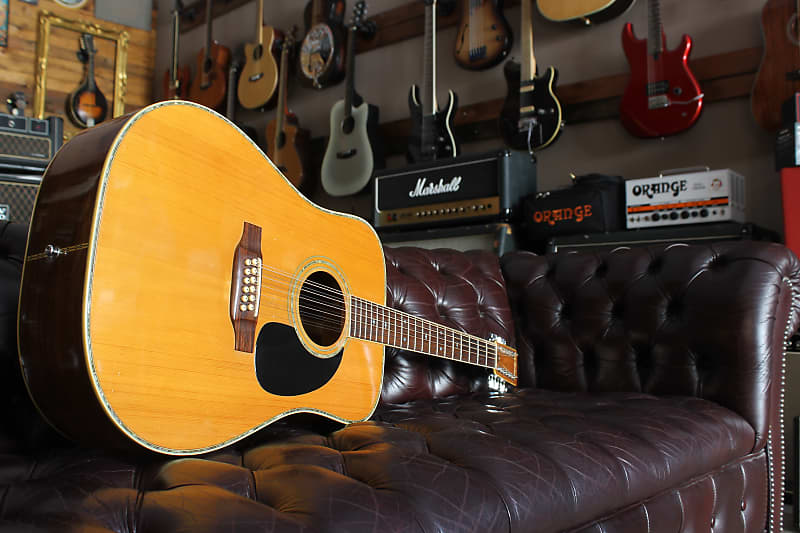 F.Hashimoto T535 12-String Acoustic Guitar 1970's Natural