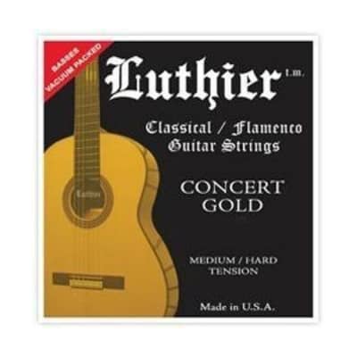Cuerda Suelta Clásica 4ª D/RE Luthier Set 40 Concert Gold for sale