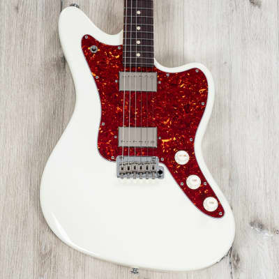 Suhr Classic JM HH Guitar, Gotoh 510 Tremolo Bridge, Humbuckers, Olympic White for sale