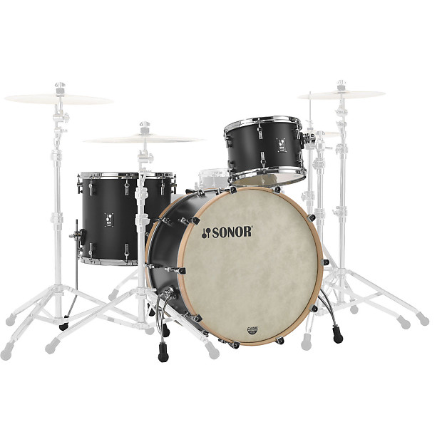 Sonor SQ1 Series 3-Piece Birch Shell Pack with 24" Bass Drum image 2