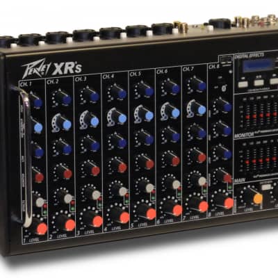 Peavey XR-S 9-channel 1500W Powered Mixer with Midmorph EQ, Digital Effects, Bluetooth Connectivity image 2