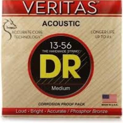 DR Strings VTA-13 Veritas - .013-.056 Medium Phosphor Bronze Acoustic Strings for sale