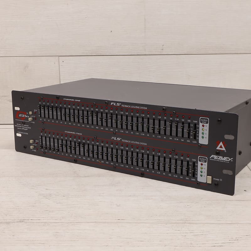 Peavey Q231FX Graphic Equalizer EQ Rack Unit Reverb