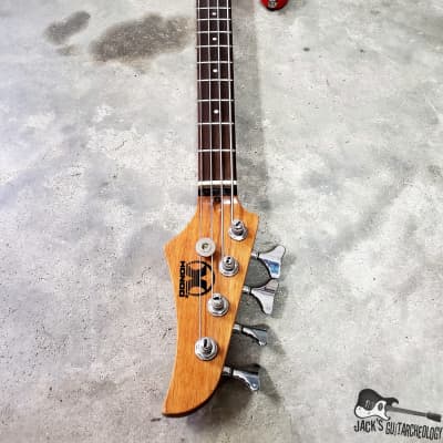 Hondo Deluxe MIJ Short Scale P-Bass Clone (Late 1970s, Hot Rod Red) imagen 9