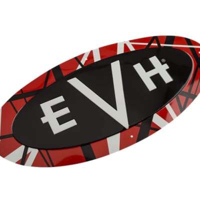 EVH Sign Red Black and White EVH logo Tin Sign image 2
