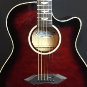 Schecter Omen Extreme Acoustic Electric Guitar Black Cherry Reverb