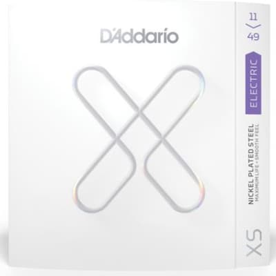 D'Addario XSE1149 XS Nickel Coated 11-49 Medium Gauge Electric Guitar Strings image 1