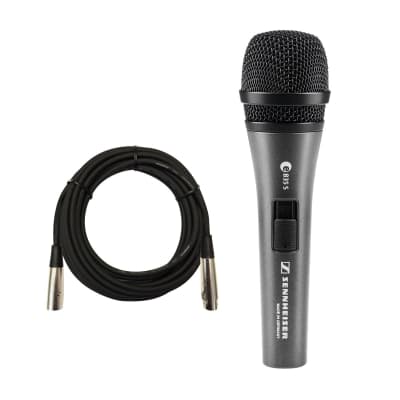 Sennheiser E835-S Dynamic Cardioid Vocal Microphone (on/off switch